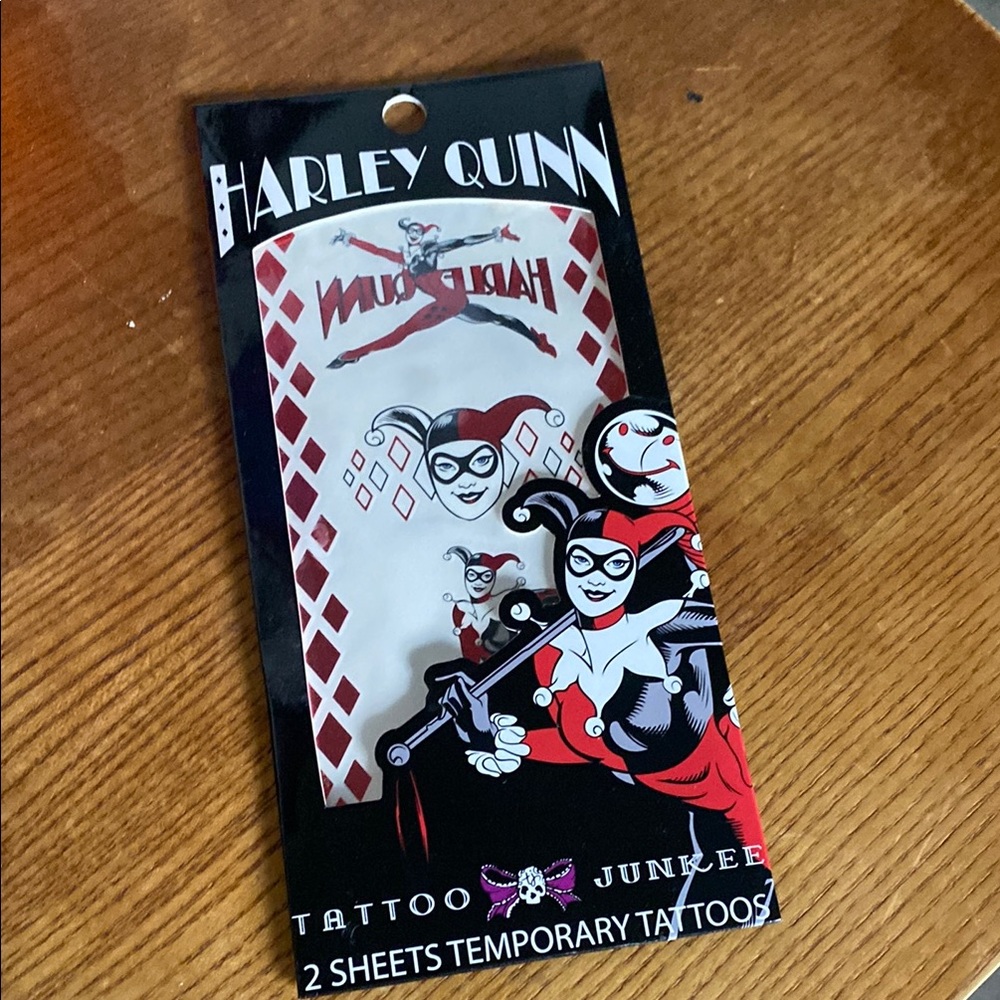 Harley Quinn Temporary Tattoos